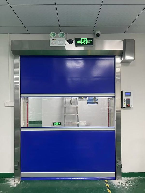 大荔快速大荔卷帘门在冷链物流仓储区的应用实践